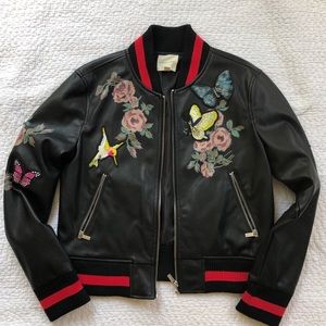 Fun embroidered bomber jacket